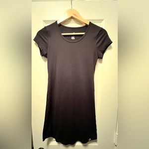 Black T-shirt Dress (Curves and Combatboots)